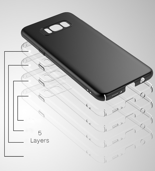 เคสบางเฉียบ พร้อมแหวนด้านหลัง S8 , S8 Plus